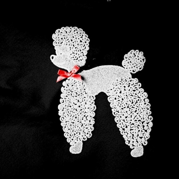 Black Child Youth Size Felt Poodle Skirt Sock Hop Dance Party W22-28 L19 Hey Viv - Picture 4 of 6